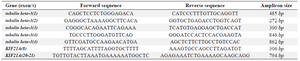 <p>Table 1. <em>TUBB3</em> and <em>KIF21A</em> primer sequences for conventional PCR</p>