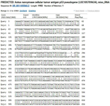 <p>Figure S7. Using BLASTn alignment, approximately 10% mutation was identified in the defective sequence of the <em>TP53 </em>tumor suppressor gene compared to the wild-type in the GRCh38 reference genome.</p>